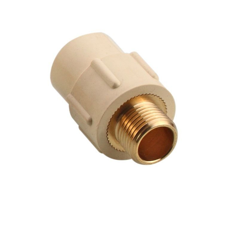 C PVC Male Adapter Brass Fittings 3/4 X 1/2 (Pack Of 25 PCs.)